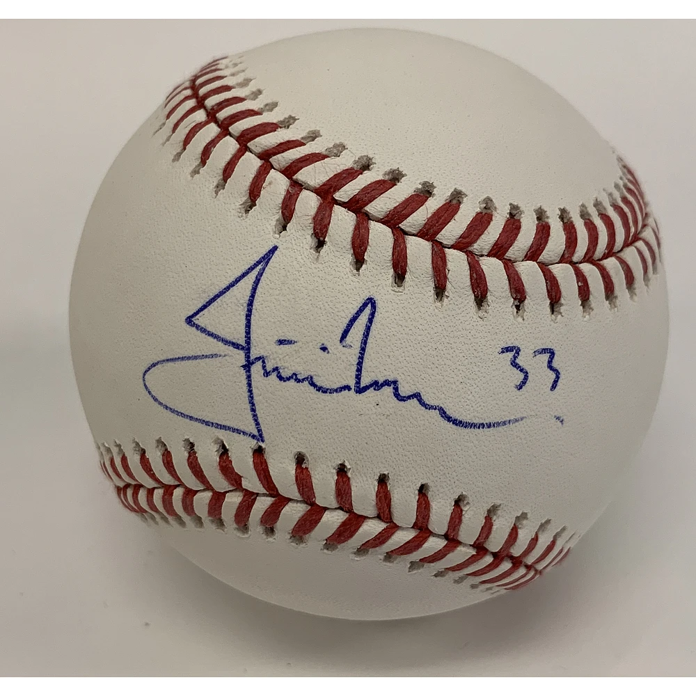 Autographed Baseball - Minnesota Twins Justin Morneau