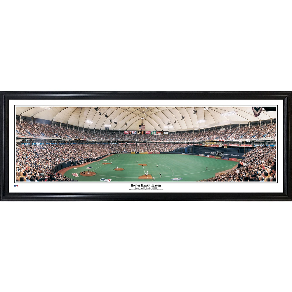 Minnesota Twins 13.5'' x 39'' Homer Hanky Heaven Standard Framed Panorama
