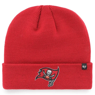 Men's '47 Red Tampa Bay Buccaneers Secondary Basic Cuffed Knit Hat