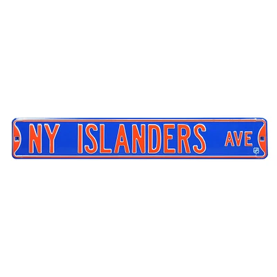 New York Islanders 6'' x 36'' Steel Street Sign