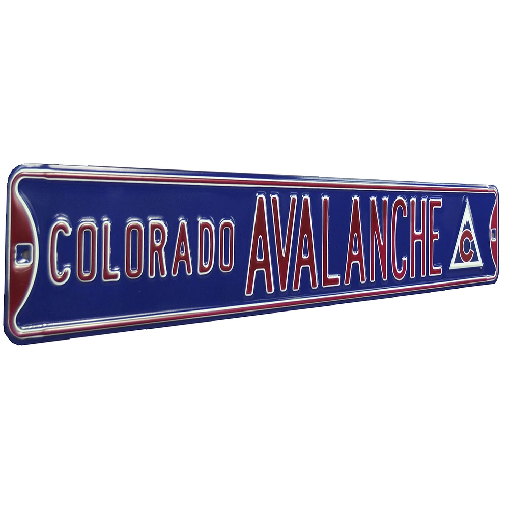 Colorado Avalanche 6'' x 36'' Steel Street Sign