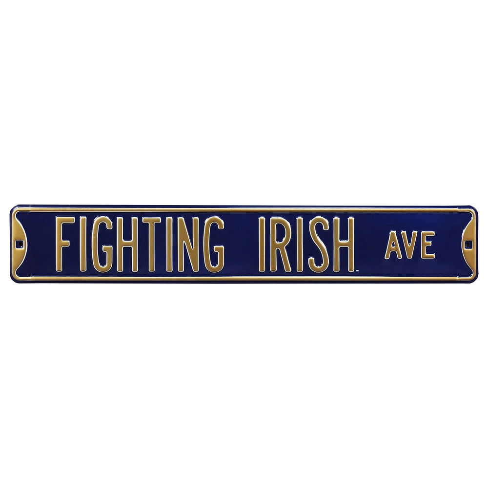 Notre Dame Fighting Irish 6'' x 36'' Steel Street Sign