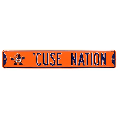 Syracuse Orange 6'' x 36'' Steel Street Sign