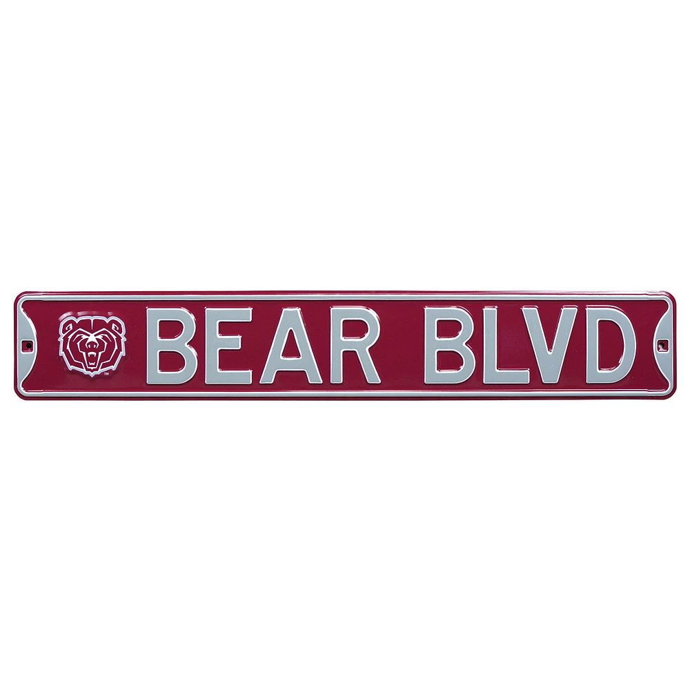 Missouri State University Bears 6'' x 36'' Steel Street Sign