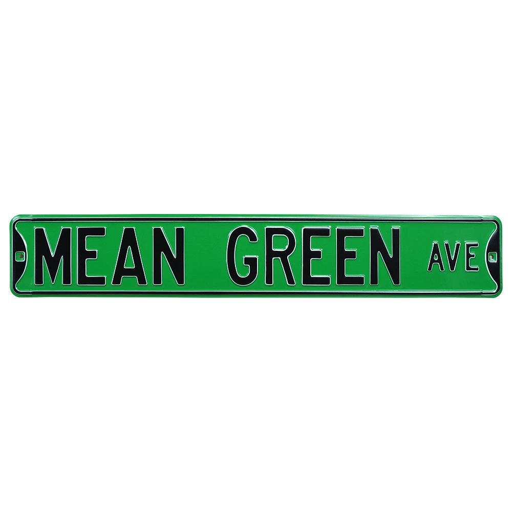 North Texas Mean Green 6'' x 36'' Steel Street Sign
