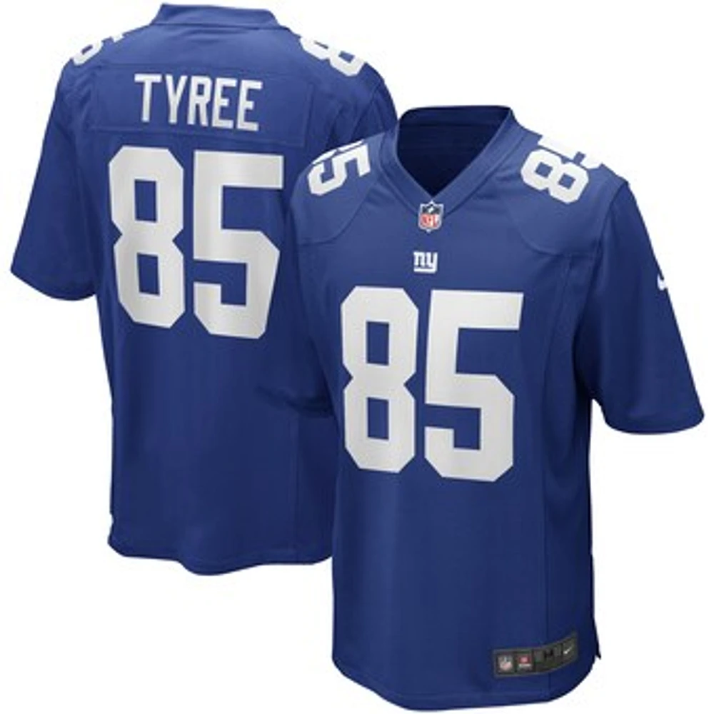 Men's Nike David Tyree Royal New York Giants Game Retired Player Jersey