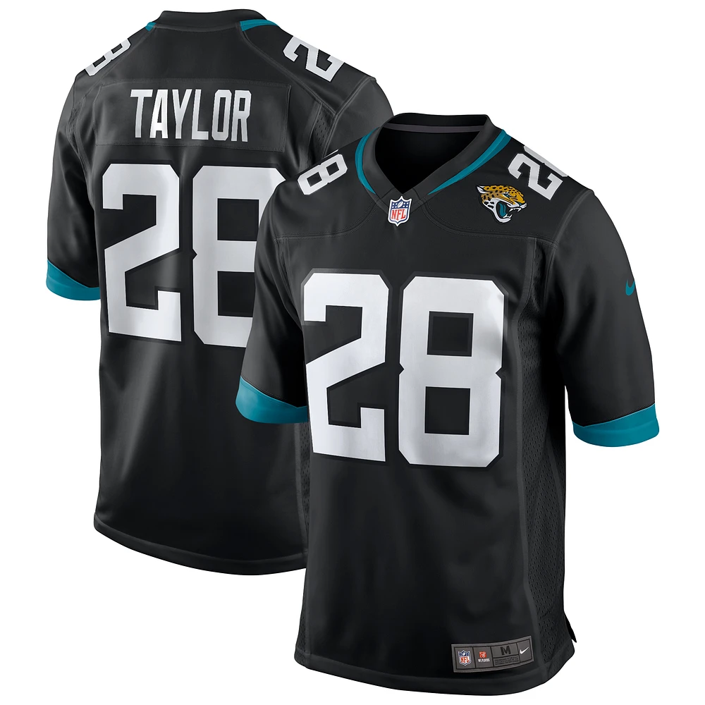 Men's Nike Fred Taylor Black Jacksonville Jaguars Retired Player Alternate Game Jersey