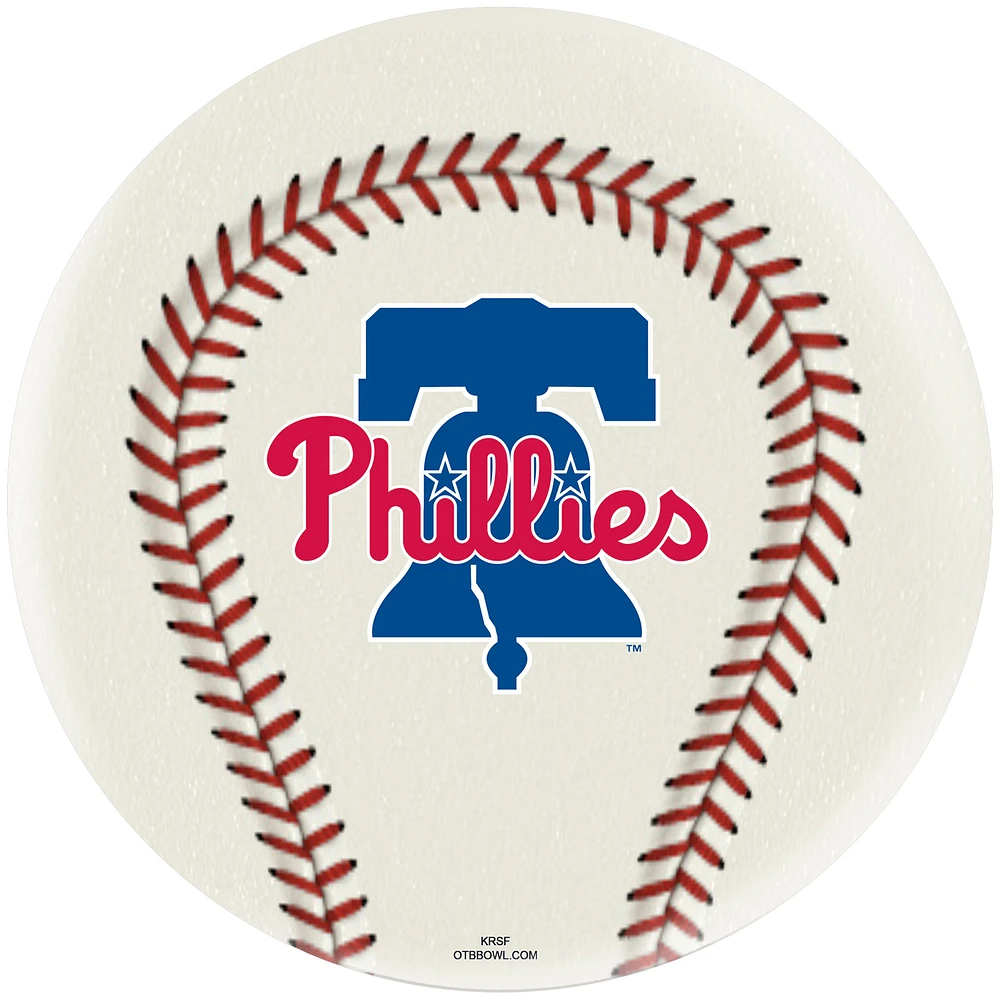 Philadelphia Phillies Undrilled Bowling Ball