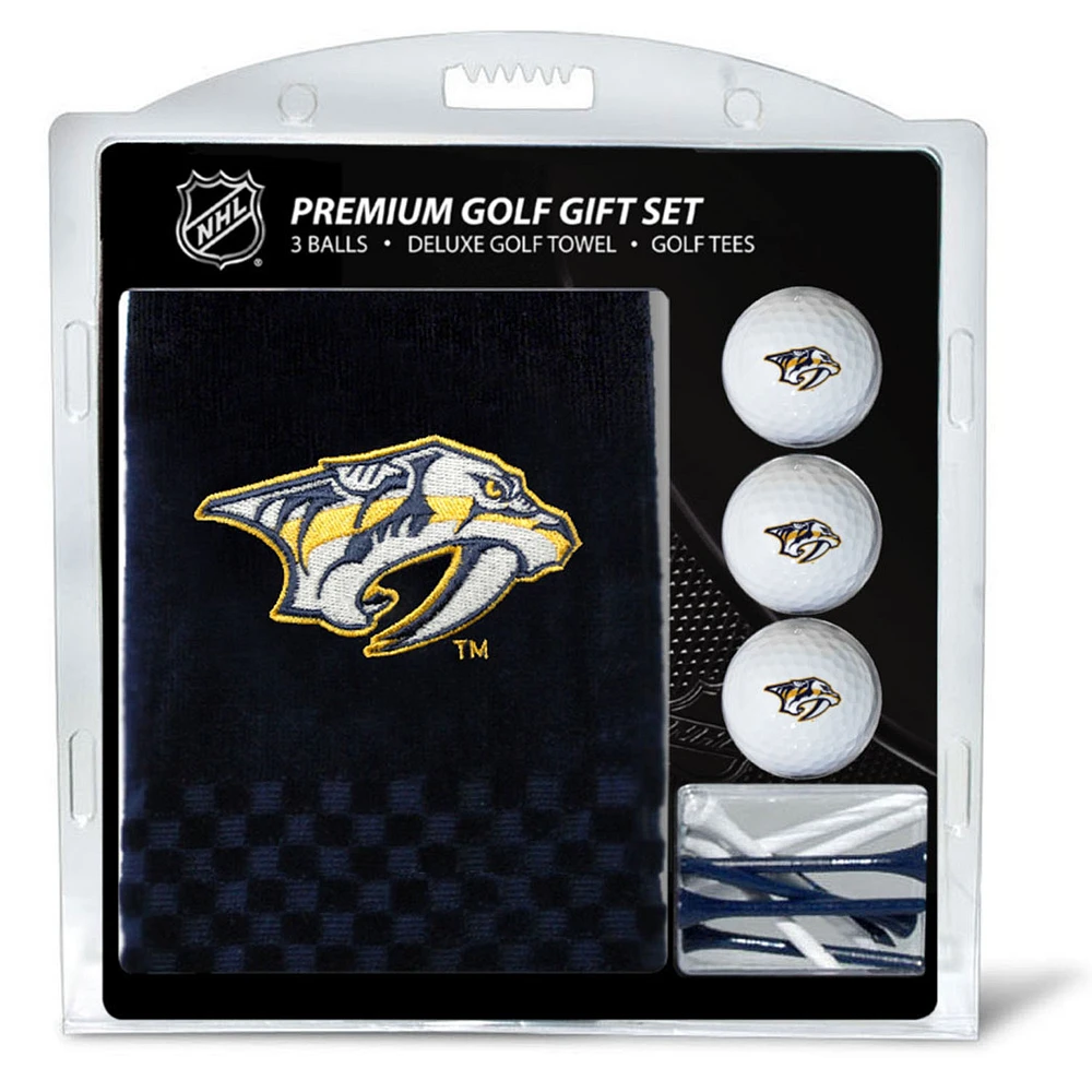 Nashville Predators Embroidered Golf Gift Set