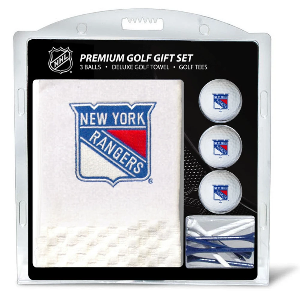 New York Rangers Embroidered Golf Gift Set