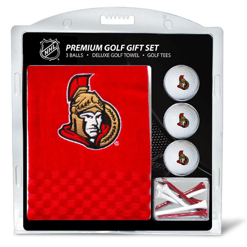 Ottawa Senators Embroidered Golf Gift Set