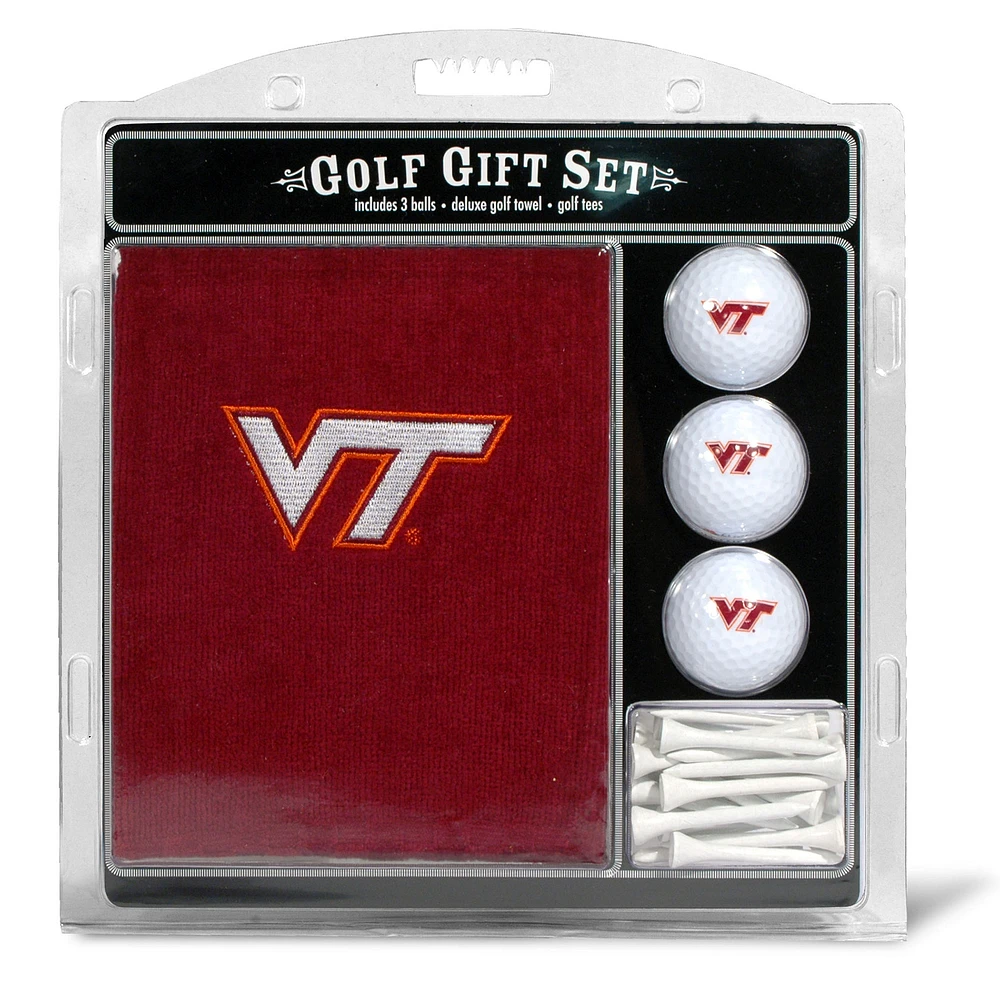 Virginia Tech Hokies Embroidered Golf Gift Set