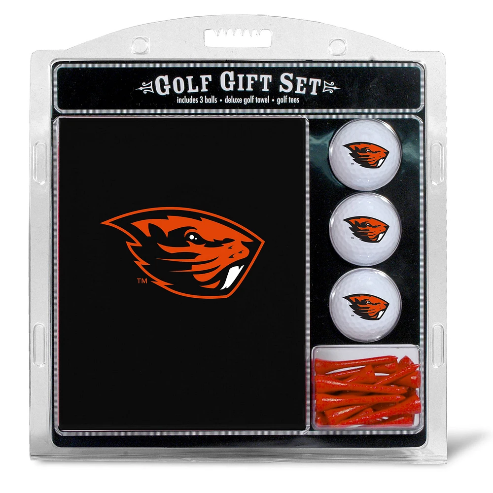 Oregon State Beavers Embroidered Logo Golf Gift Set