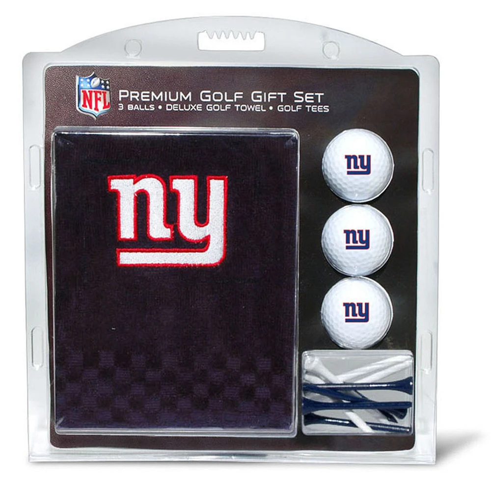 New York Giants Embroidered Golf Gift Set