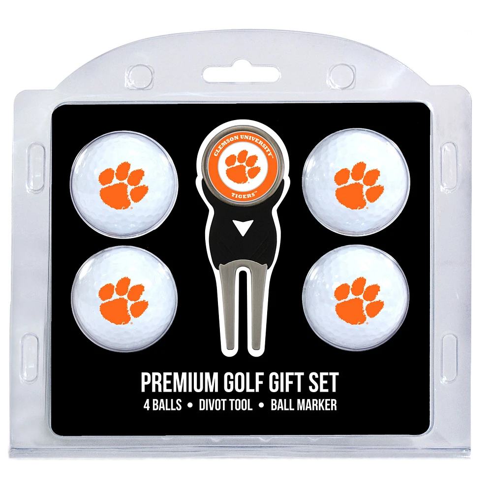 Clemson Tigers 4-Ball Gift Set