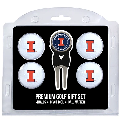 Illinois Fighting Illini 4-Ball Gift Set