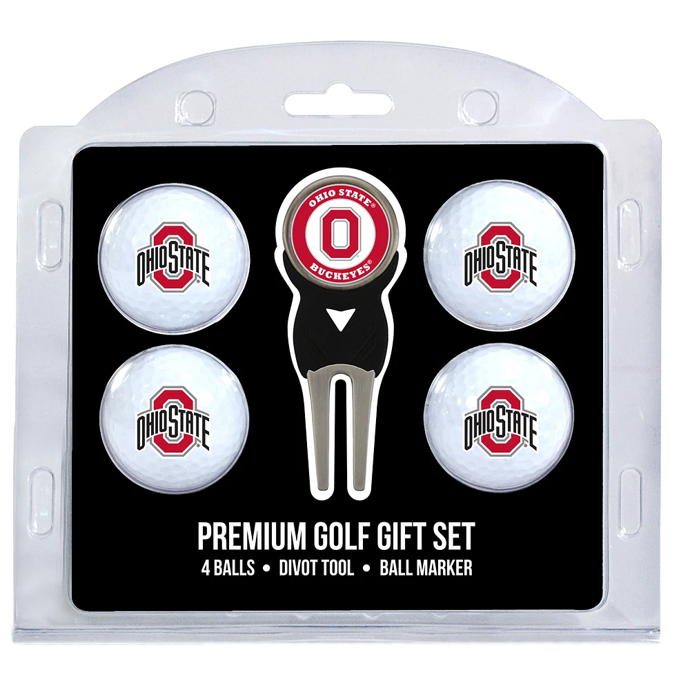 Ohio State Buckeyes 4-Ball Gift Set