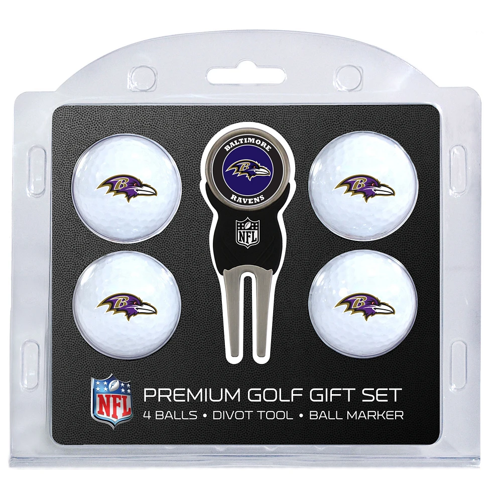 Baltimore Ravens 4-Ball Gift Set