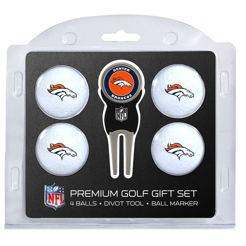 Denver Broncos 4-Ball Gift Set