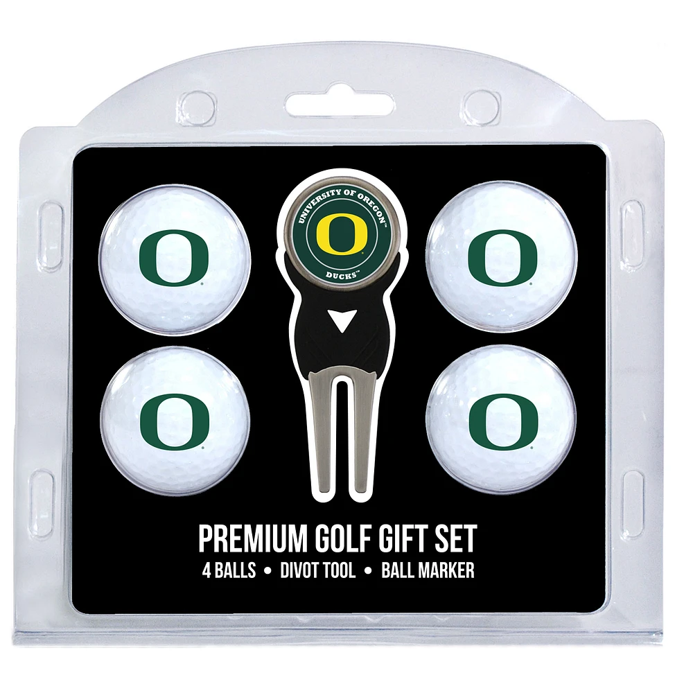 Oregon Ducks 4-Ball Gift Set