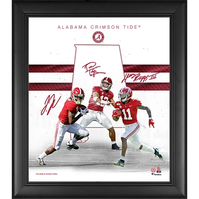 Alabama Crimson Tide Framed 15" x 17" 2020 Class Franchise Foundations Collage