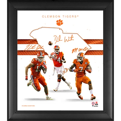 Clemson Tigers Framed 15" x 17" 2016 Champions Franchise Foundations Collage