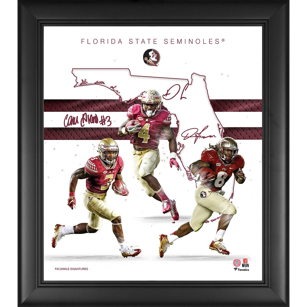 Florida State Seminoles Framed 15" x 17" Running Backs Franchise Foundations Collage