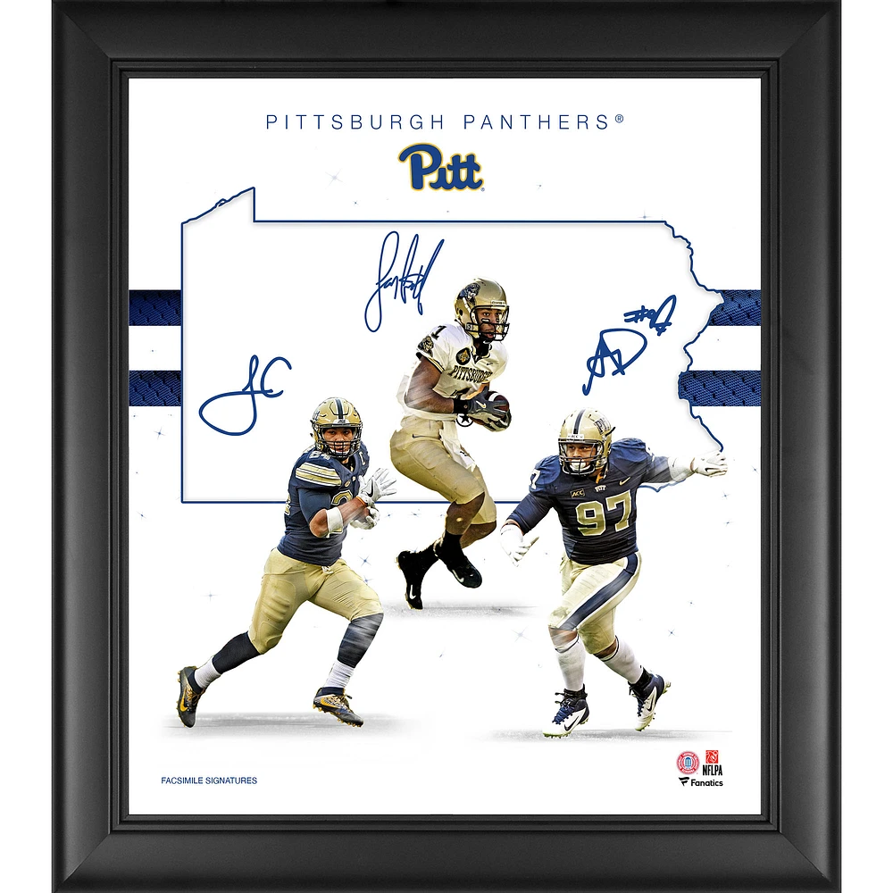 Pittsburgh Panthers Framed 15" x 17" Franchise Foundations Collage