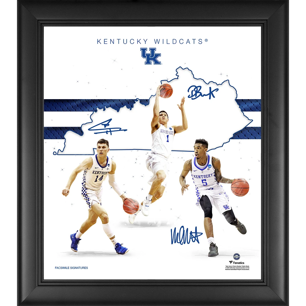 Kentucky Wildcats Framed 15" x 17" Guards Franchise Foundations Collage