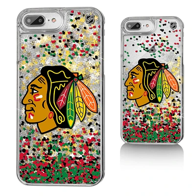 Chicago Blackhawks iPhone Confetti Glitter Case