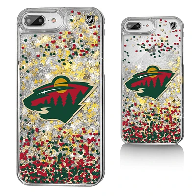 Minnesota Wild iPhone Confetti Glitter Case