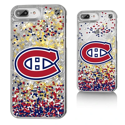 Montreal Canadiens iPhone Confetti Glitter Case