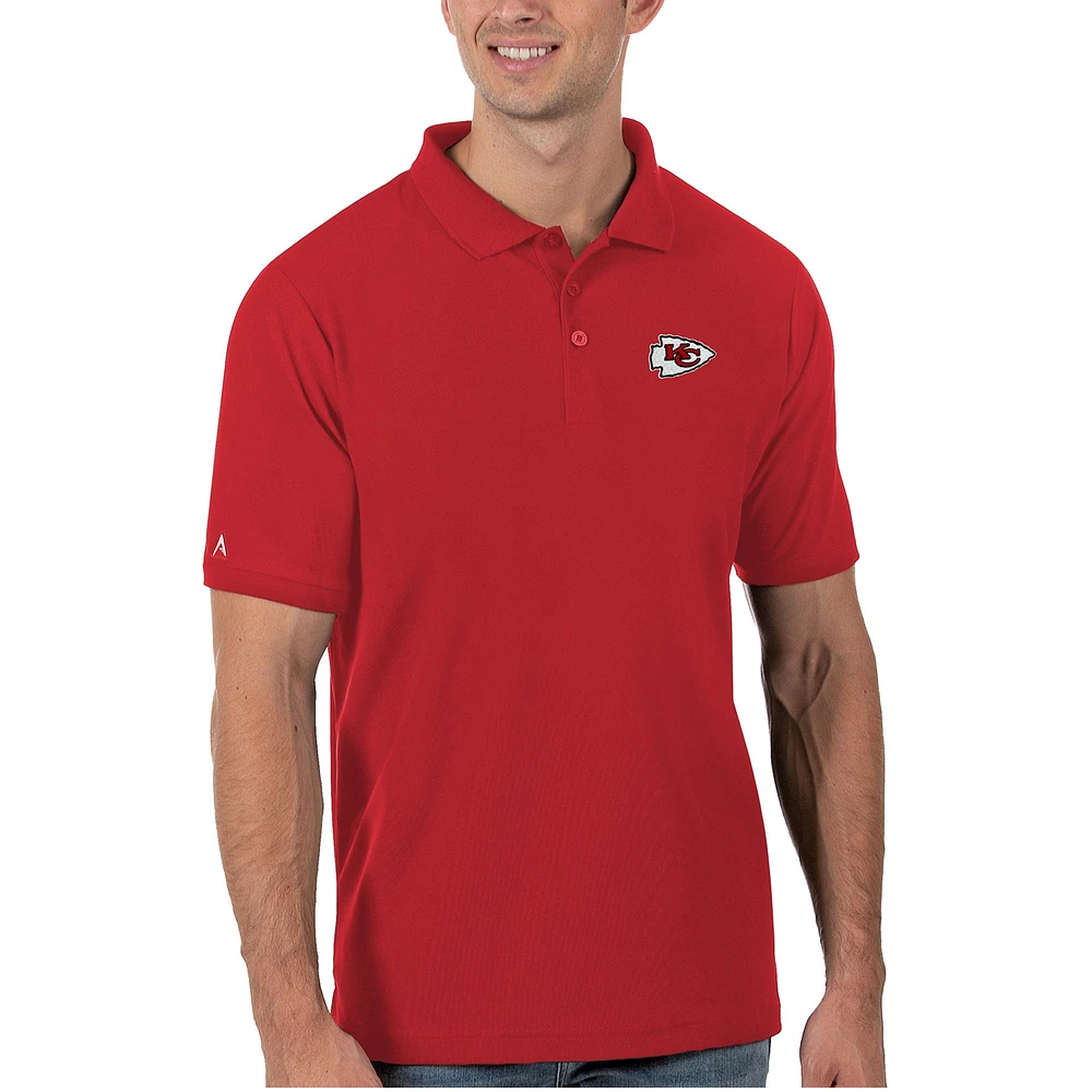 Men's Antigua Kansas City Chiefs Legacy Pique Polo