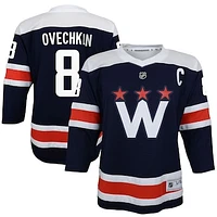 Youth Alexander Ovechkin Navy Washington Capitals 2020/21 Alternate Replica Player Jersey