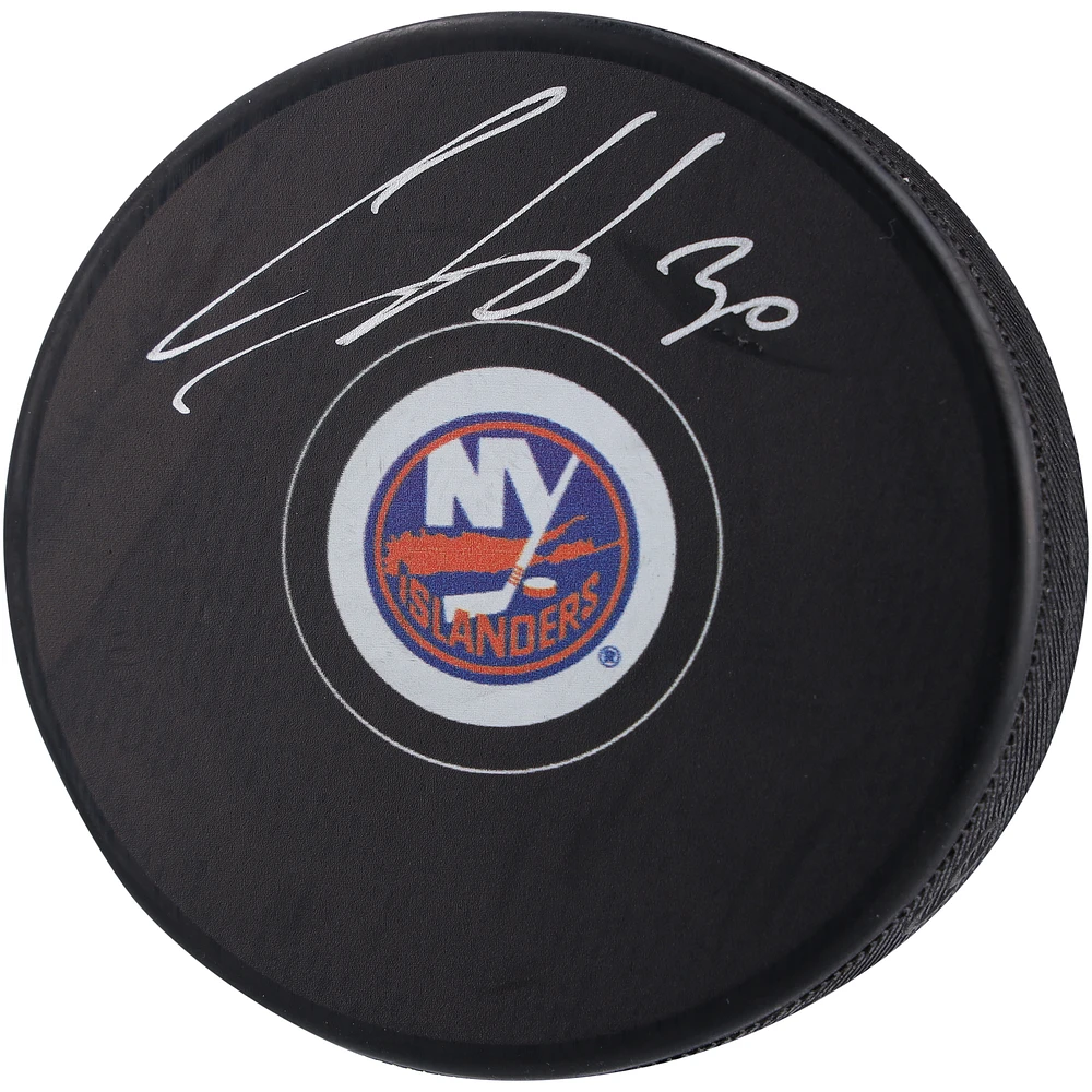 Ilya Sorokin New York Islanders Autographed Hockey Puck
