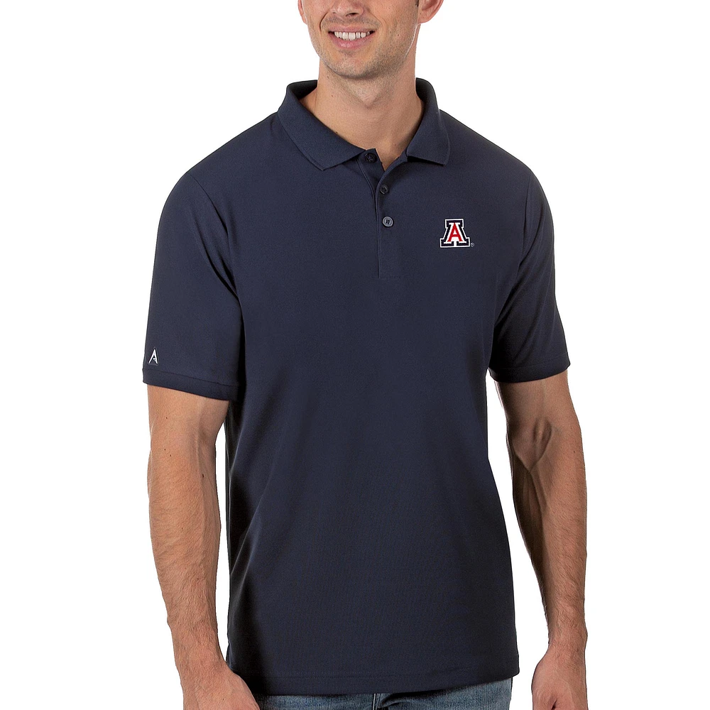Men's Antigua Navy Arizona Wildcats Legacy Pique Polo