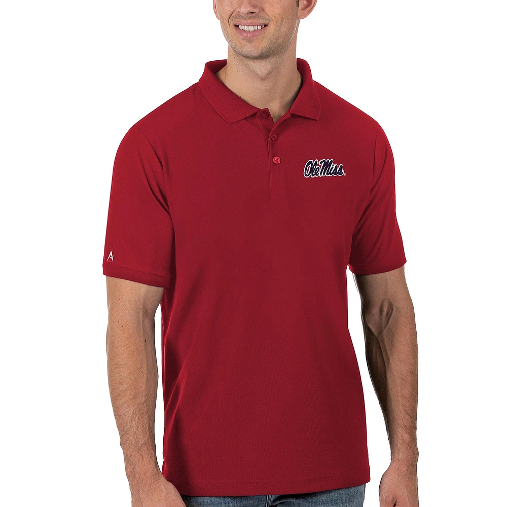 Men's Antigua Ole Miss Rebels Legacy Pique Polo