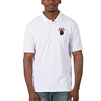 Men's Antigua White Montana Grizzlies Legacy Pique Polo