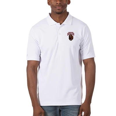 Men's Antigua White Montana Grizzlies Legacy Pique Polo