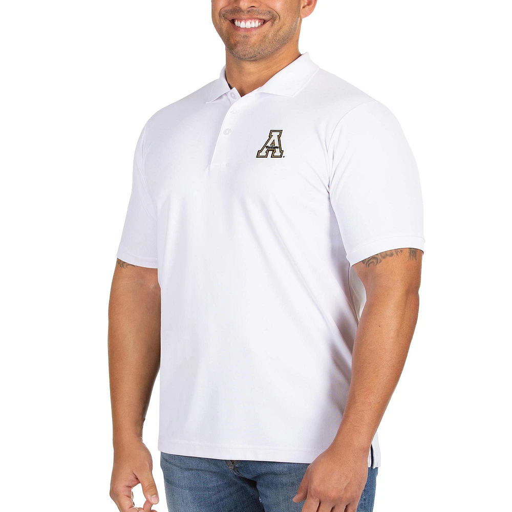 Men's Antigua White Appalachian State Mountaineers Big & Tall Legacy Pique Polo