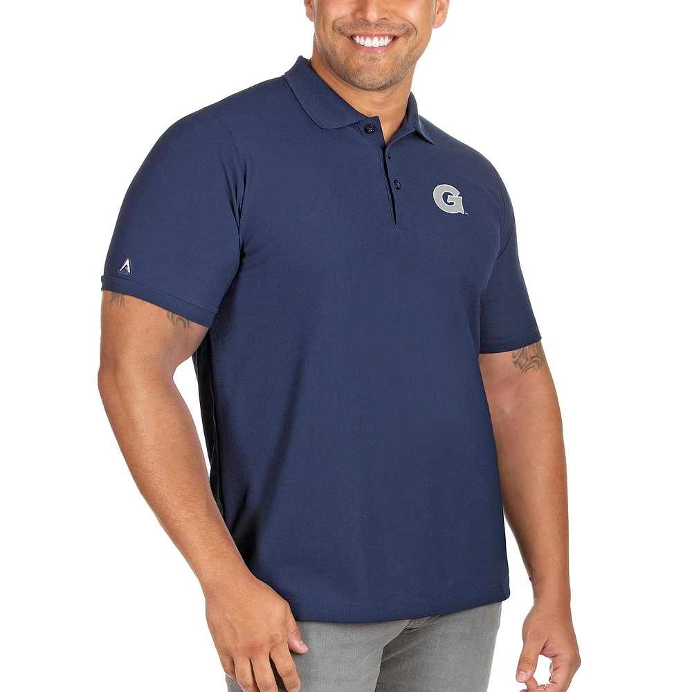 Men's Antigua Navy Georgetown Hoyas Big & Tall Legacy Pique Polo