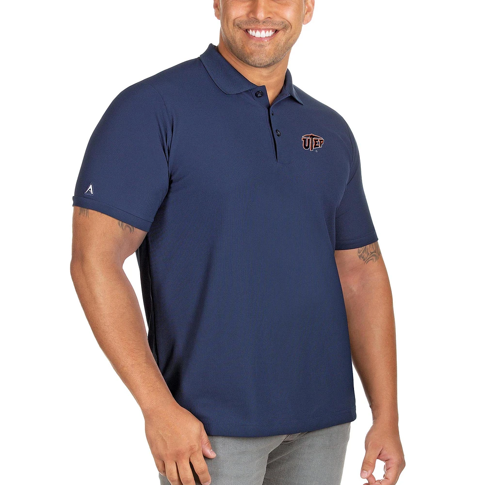 Men's Antigua Navy UTEP Miners Big & Tall Legacy Pique Polo