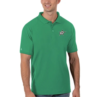 Men's Antigua Kelly Green Dallas Stars Legacy Pique Polo