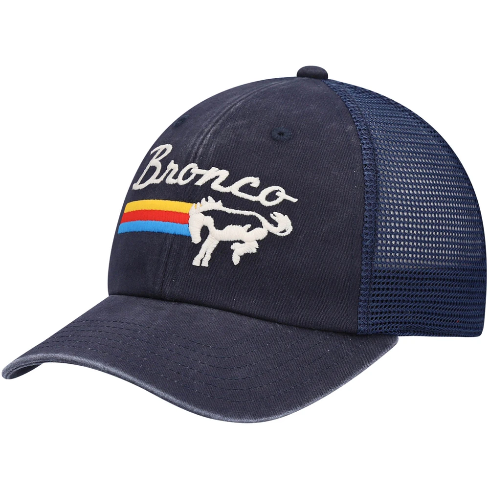 Men's American Needle Navy Ford Bronco Auto Raglan Bones Adjustable Hat