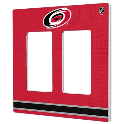Carolina Hurricanes Double Rocker Lightswitch Plate