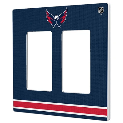 Washington Capitals Double Rocker Lightswitch Plate