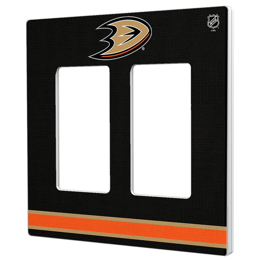Anaheim Ducks Double Rocker Lightswitch Plate