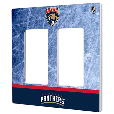 Florida Panthers Wordmark Double Rocker Lightswitch Plate