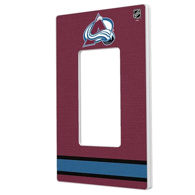 Colorado Avalanche Single Rocker Lightswitch Plate