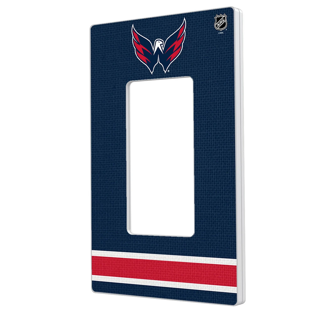 Washington Capitals Single Rocker Lightswitch Plate